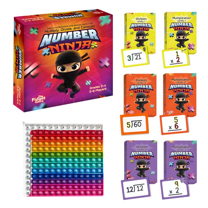 Number Ninja. for wholesale by The Fidget Game