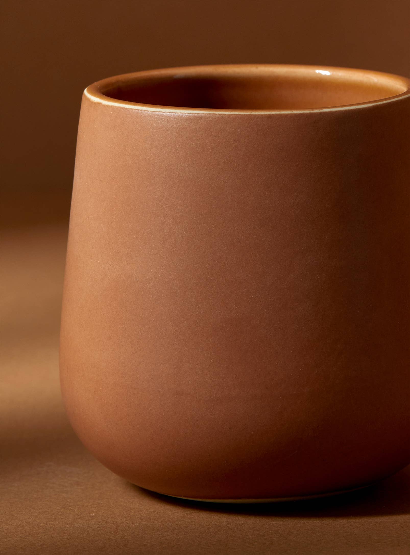 GHARYAN Stoneware & Olive Wood Tableware | Ships from USA - Wholesale Coffee/Tea Cup - Handmade Stoneware Coffee & Tea Cup | Edan 7.5 oz10