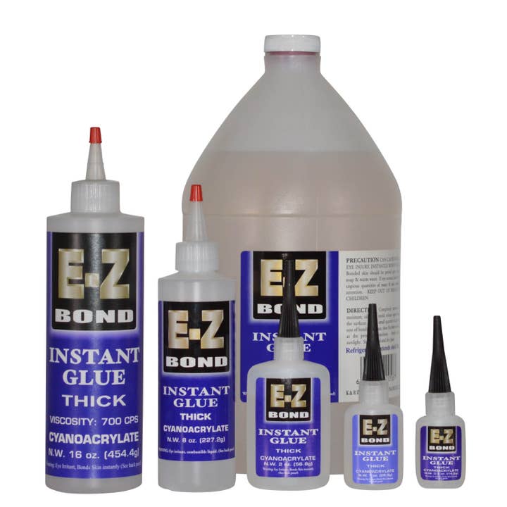 E-Z Bond - Venta al por mayor Pegamento - Pegamento instantáneo de cianoacrilato premium espeso E-Z Bond, 700 CPS