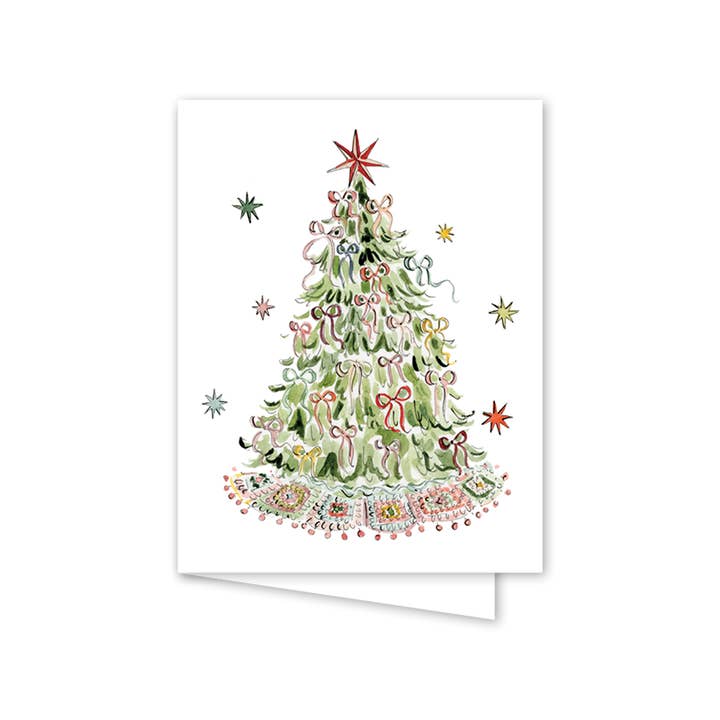 Dogwood Hill – wholesale Christmas card – Paper Chain Tree1