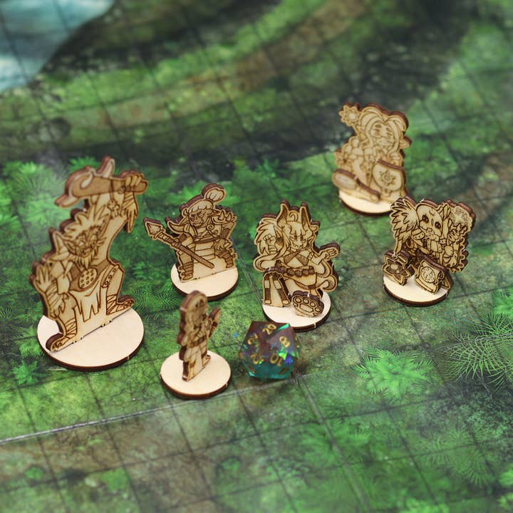 CorvidArts - Vente Jeux de société - Figurines de table Warrior (ensemble de 12)2