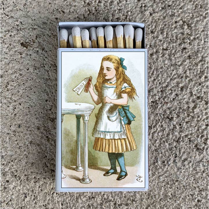 Most Amazing - Wholesale Matches - Alice in Wonderland & Drink Me Bottle Matchbox • Candle Acc
