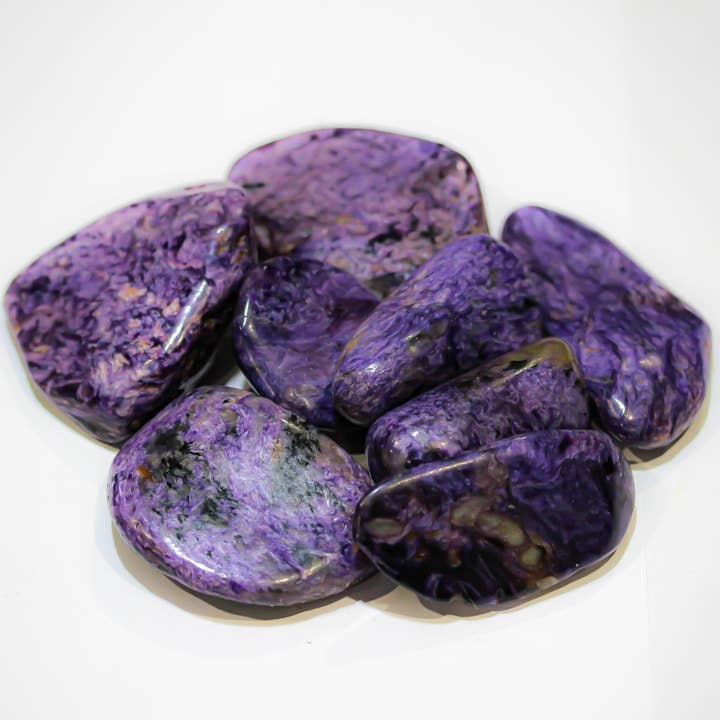 Quasar Gems USA - Wholesale Spiritual Stone/Crystal - Charoite Tumbled Polished Medium 1KG2