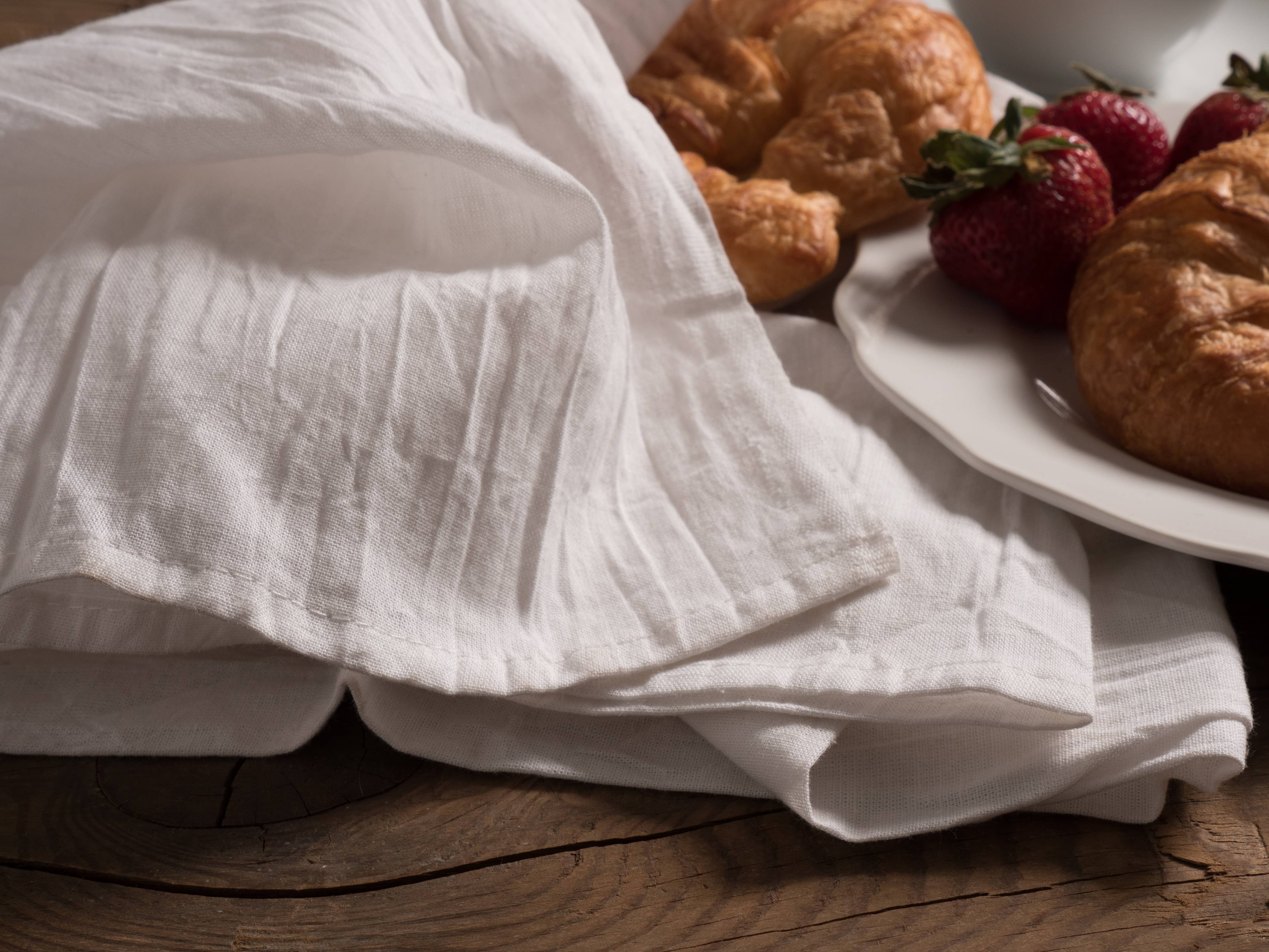 KAF Home - Wholesale Tea Towel - KAF Home White Jumbo Flour Sacks - Set of 4, 32" x 38"1