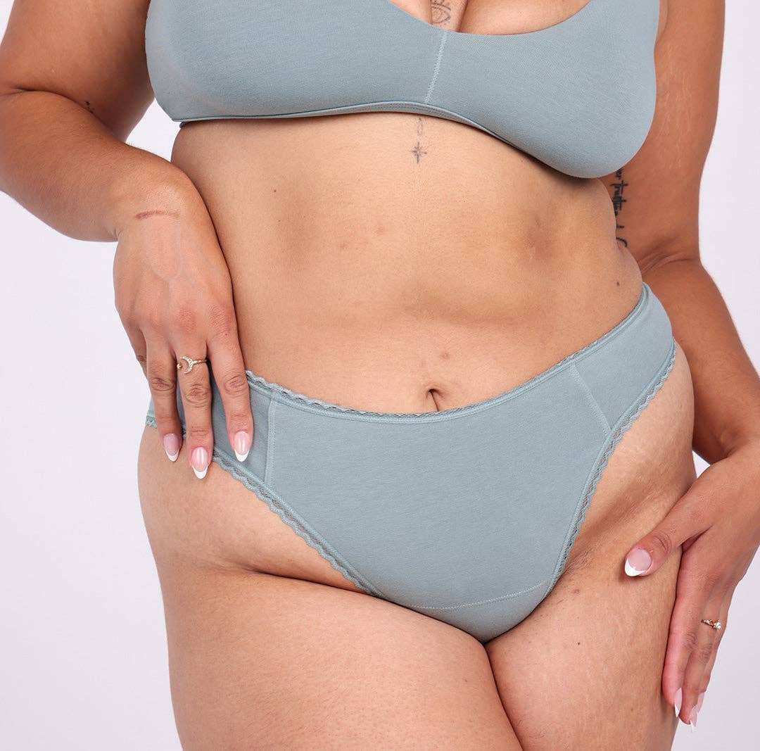 La Coochie – wholesale Underwear – Women's – Organic Cotton Mid Rise Thong11