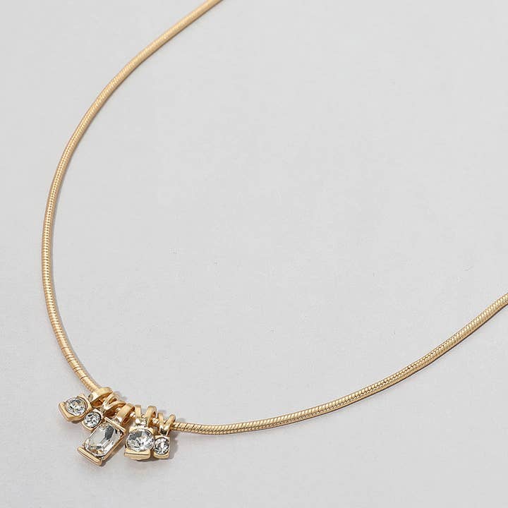 Sensibling Corp. - Wholesale Pendant/Charm Necklace - Stone Cluster Beaded Necklace3