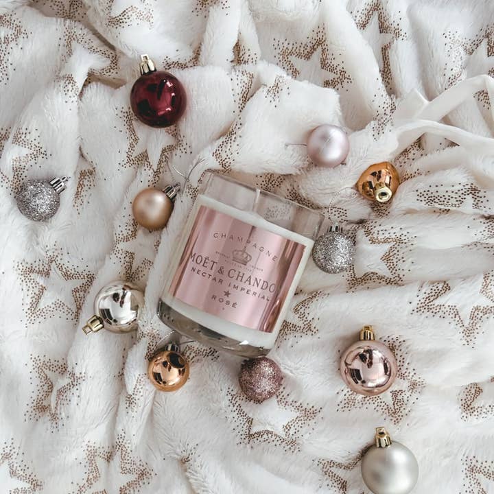 Scottsdale Candle Co - Wholesale Jar/Filled Candle - Recycled Moet Rose Candle