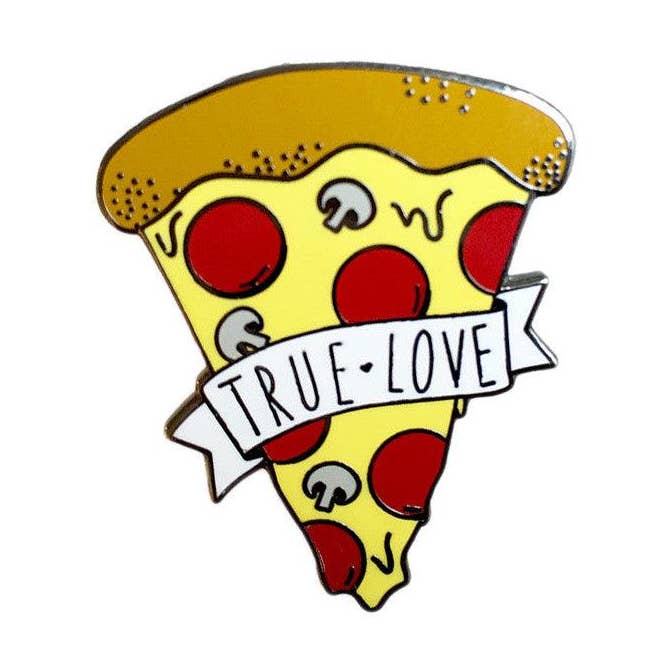 Pizza sann kärlek emalj Pin för wholesale av Sleepy Mountain