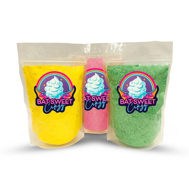 BAT SWEET CRAZY COTTON CANDY SUGAR MIX for wholesale by Sweet Bliss Candy Company