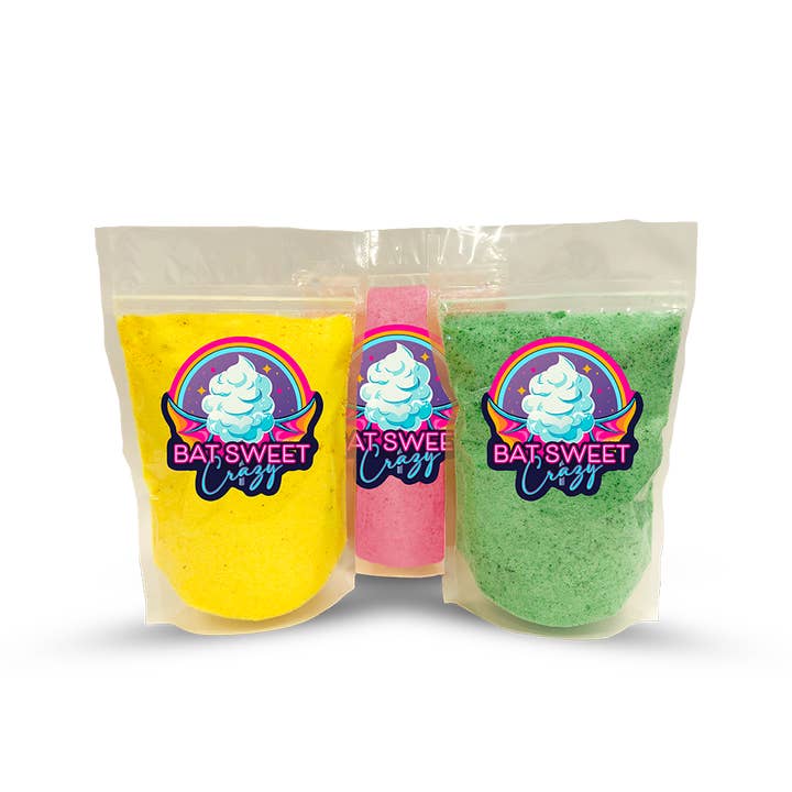 BAT SWEET CRAZY COTTON CANDY SUGAR MIX for wholesale by Sweet Bliss Candy Company