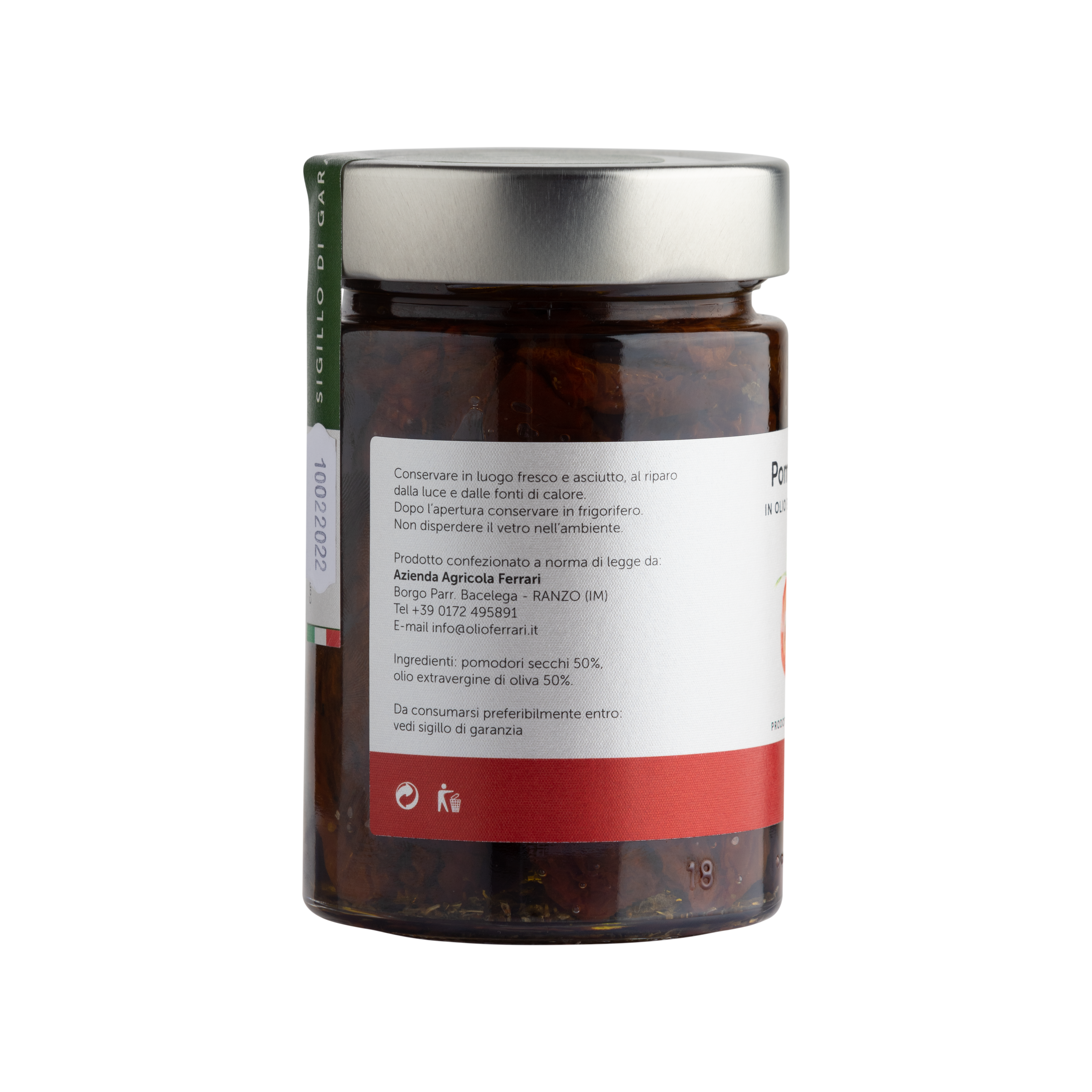 OLIO FERRARI - Wholesale Dried Spice - Sun-dried tomatoes in extra virgin olive oil 300 g1