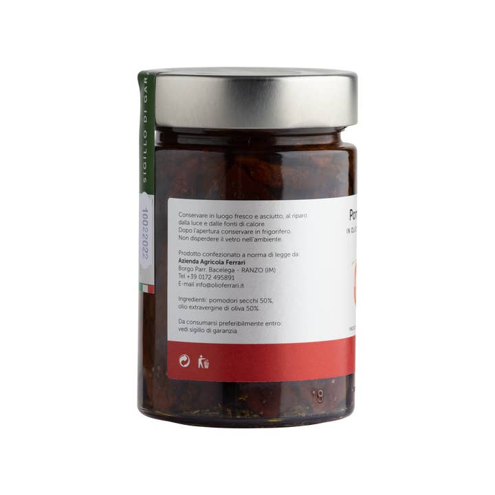 OLIO FERRARI - Wholesale Dried Spice - Sun-dried tomatoes in extra virgin olive oil 300 g1