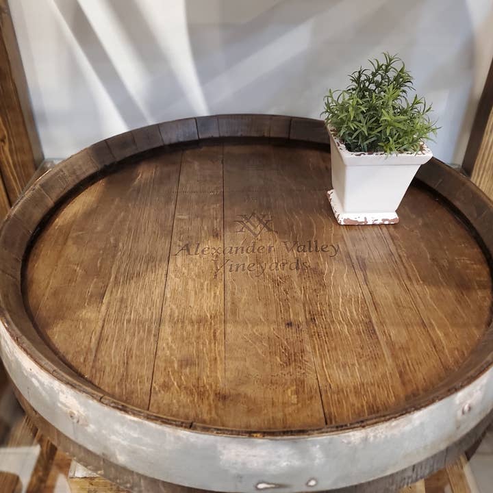 Sono Inspired - Wholesale Lazy Susan - Wine Barrel Lazy Susan