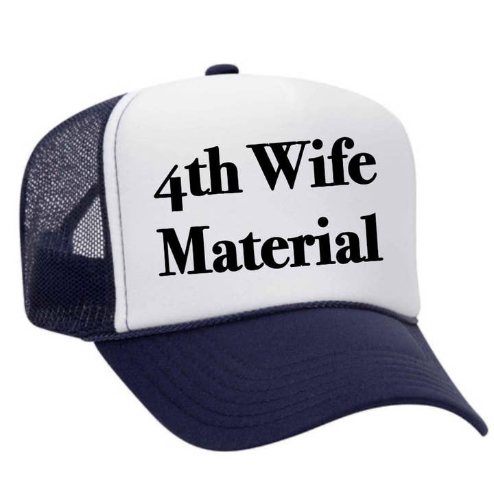 Inappropriate Trucker Hats - Venta al por mayor Gorra trucker - Mujer - Gorra de camionero 4th Wife Material4