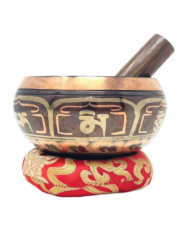 Tibetansk syngeskål sæt lydskål meditationsskål for engroshandel hos The Collection Royal / Royal Handicrafts