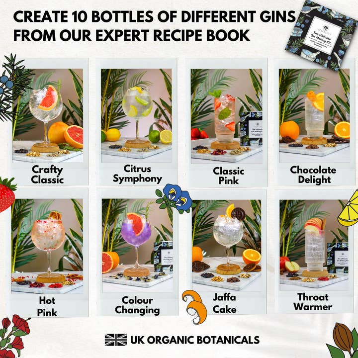 Vemacity - Wholesale DIY Drink Kit - The Ultimate Gin Making Kit with Gold Bar Accessories4