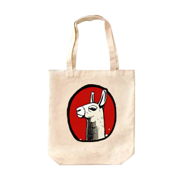 Bolso/bolso/bolsa de compras unisex Llama con forma de ojo lateral para venta al por mayor de Maqoba