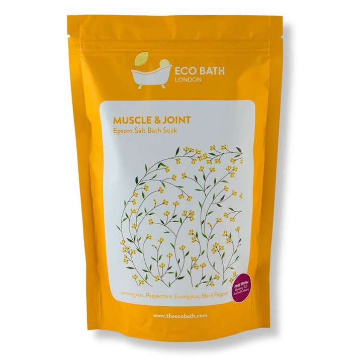 Eco Bath London Muscle and Joint Epsom Salt Bath Soak - Pouch | 1.1 LB & 2.2 LB for wholesale by Eco Bath London