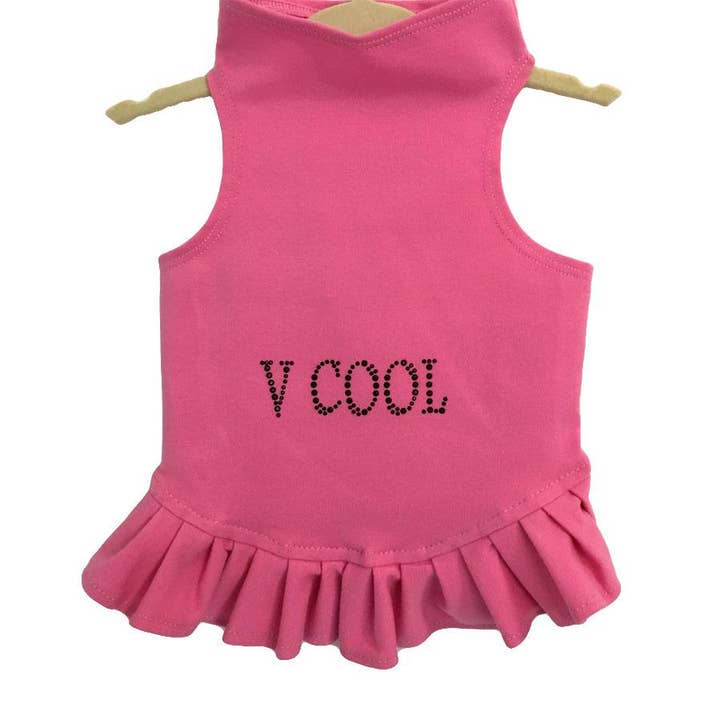 Robe volantée Vcool avec clous pour la vente par Daisy & Lucy