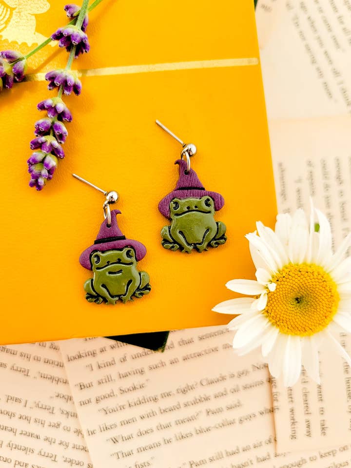 Garden Witches Familiar Earrings for wholesale by Midnight Narrative