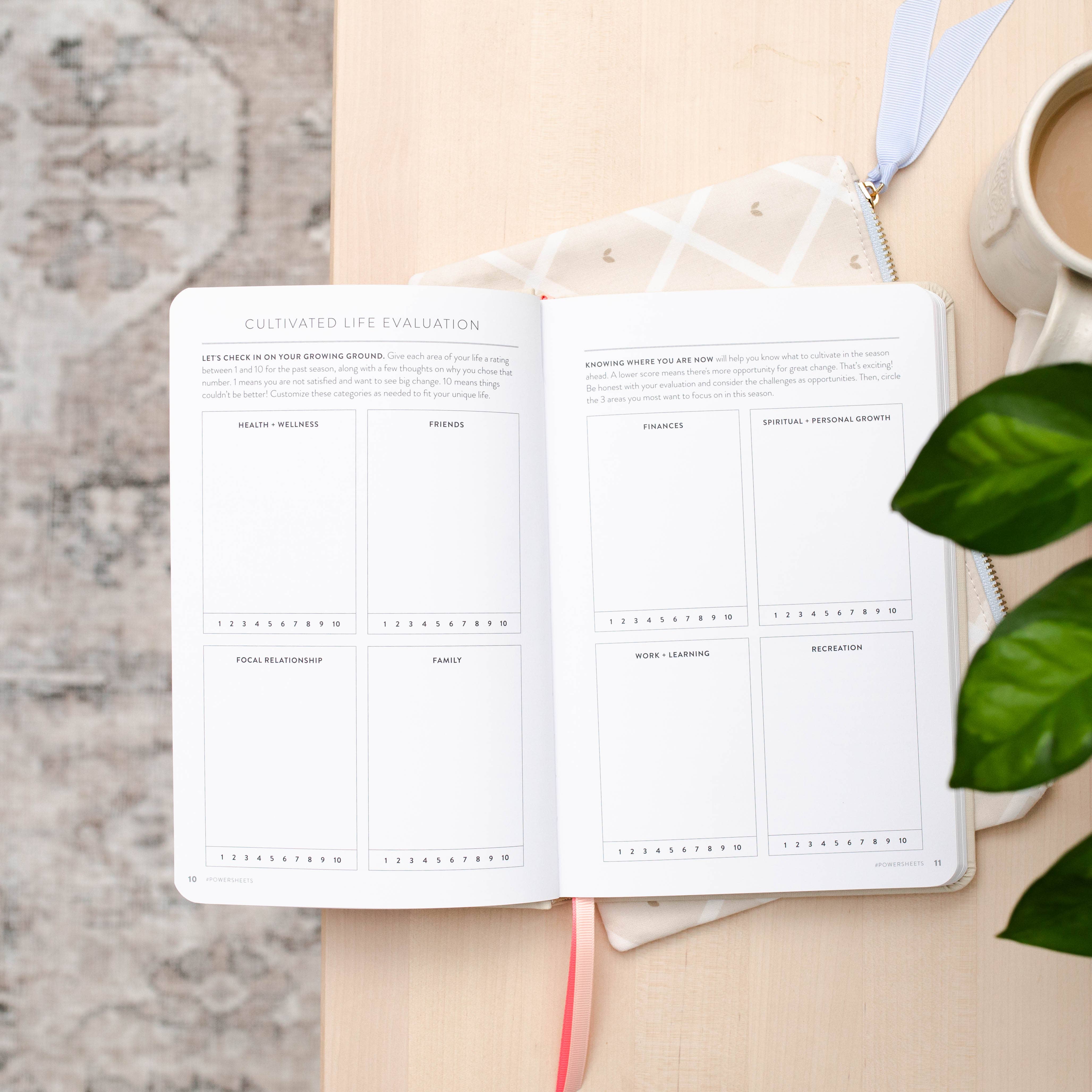 Cultivate What Matters - Wholesale Planner - 90-Day PowerSheets® Goal Planner | Natural Linen2