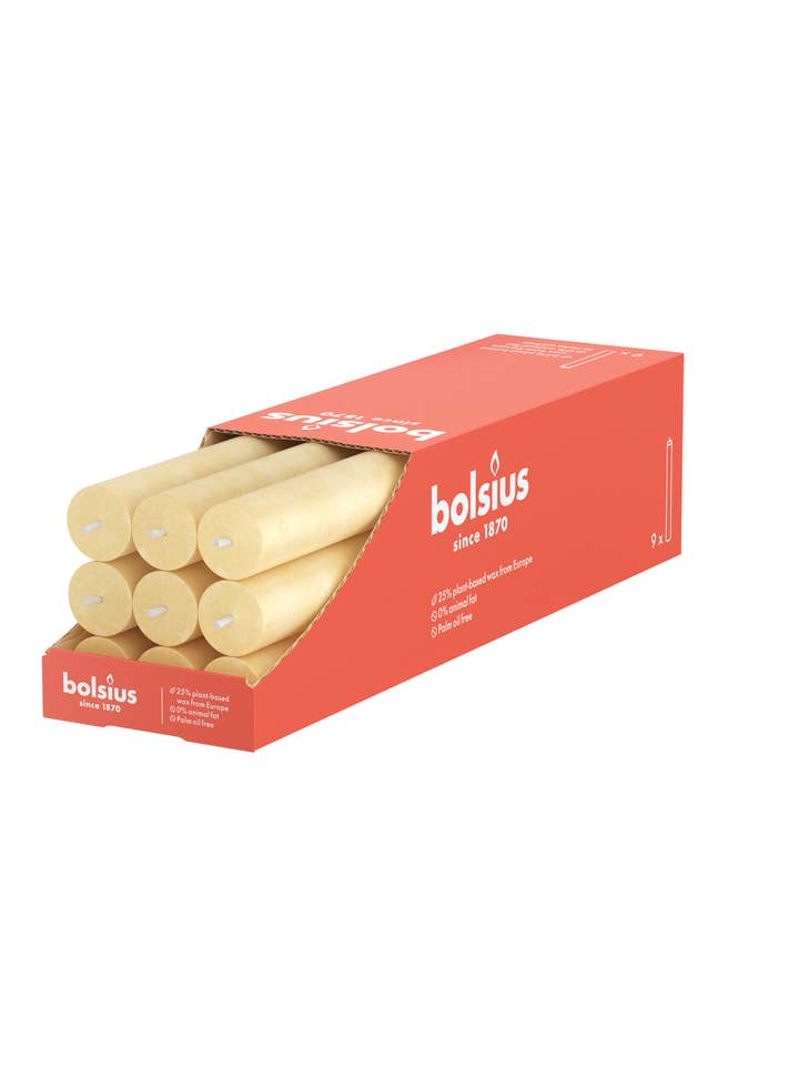 Shine Vela Rústica de Mesa 270/23 Caja 9 Avena Beige para venta al por mayor de Sfeerpunt