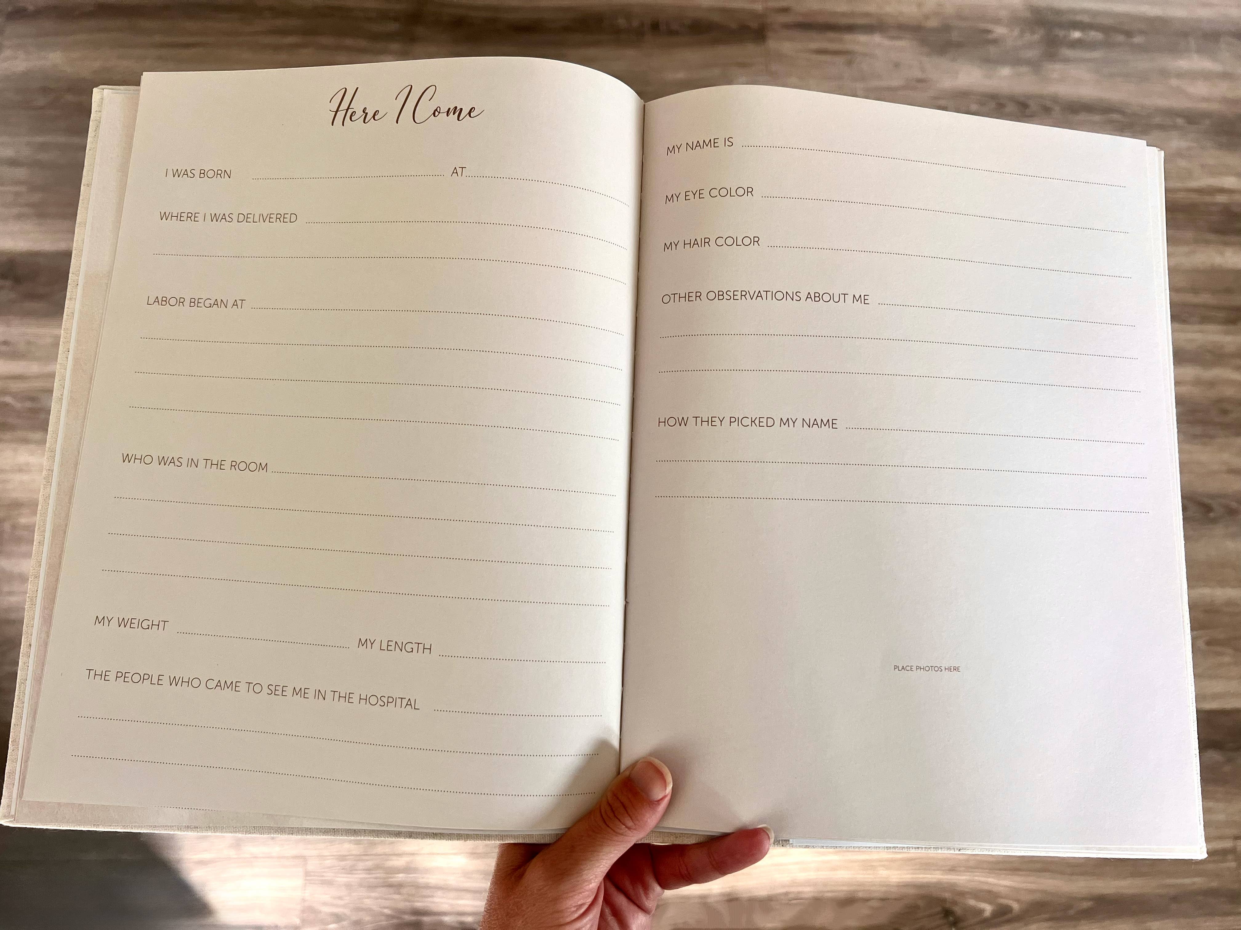 Grow With Me Baby Co - Wholesale Memory Book - Kids & Baby - Baby Memory Book, Newborn Book1