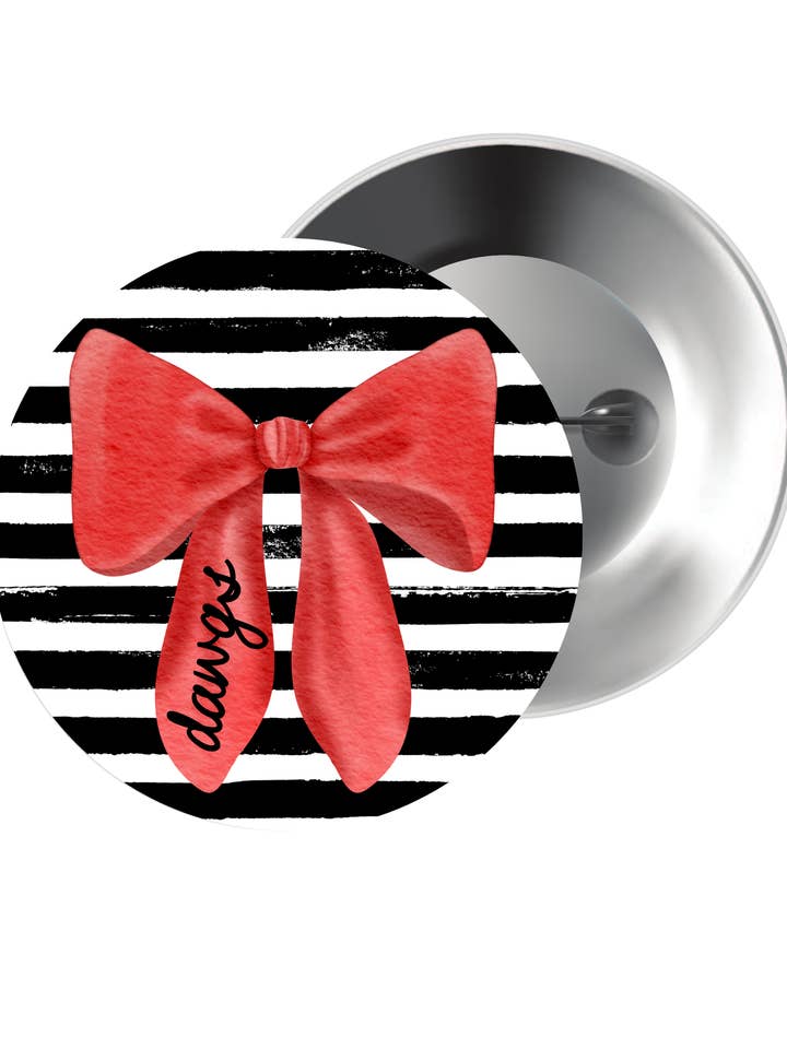 Dawgs Bow (Black) for wholesale by Grace Ann Designs