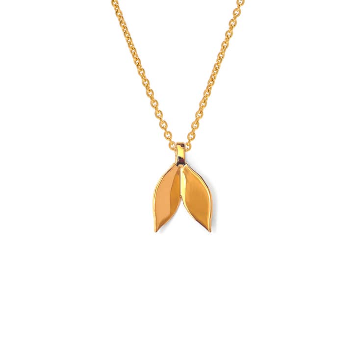 Mopani Leaf Necklace for wholesale by Love Lori Michelle Jewelry