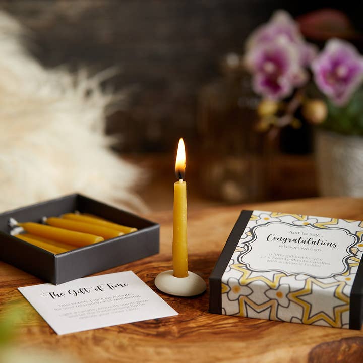 Cotton & Grey - Wholesale Tapered Candle/Candlestick - Just to say... Bundle52