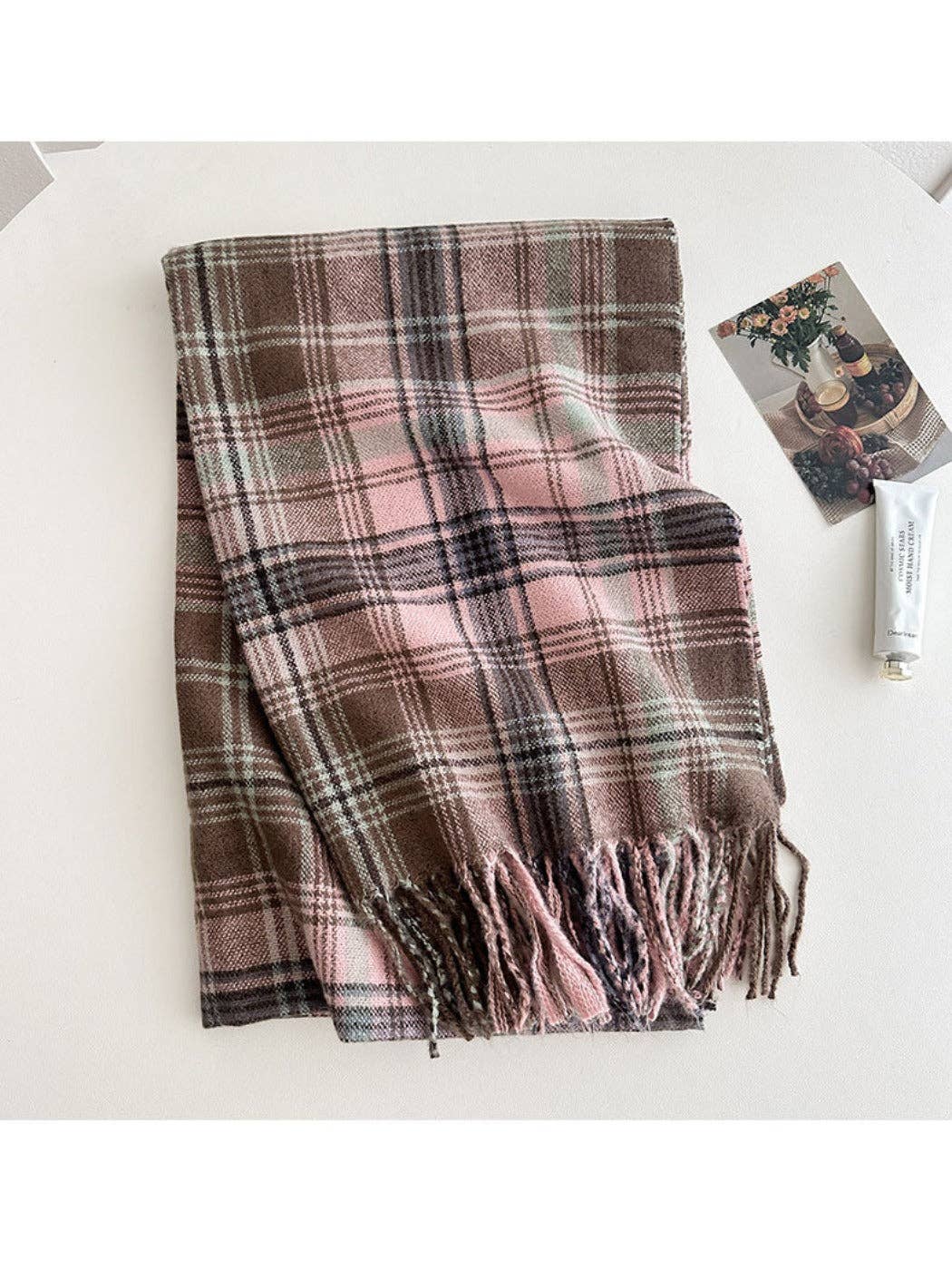 Funkyrel® Atzbranding Limited - Wholesale Sjaal - Dames - Scarvii - Geruite Wintersjaal Sjaal voor Vrouwen12