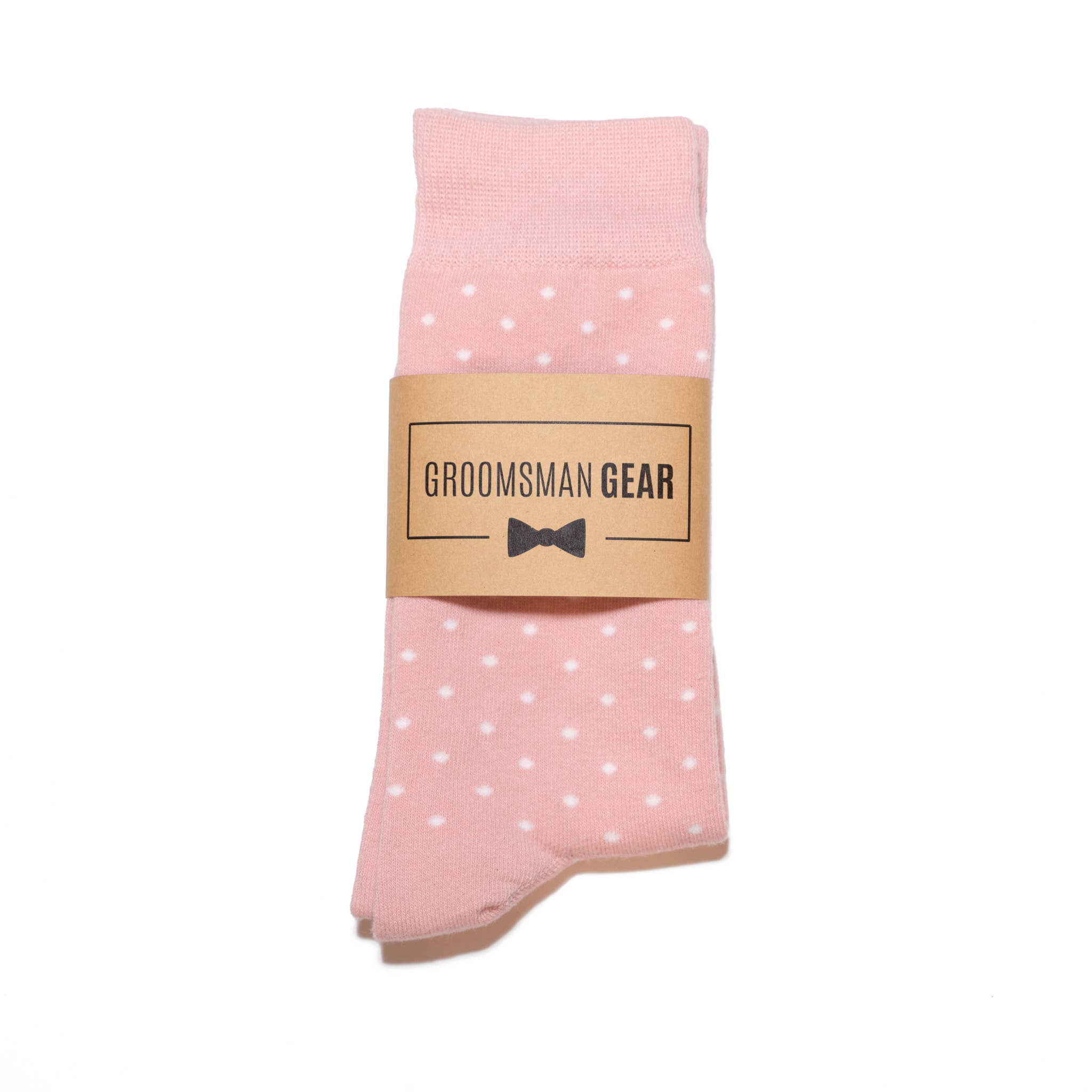 Groomsman Gear - Vente Chaussettes – homme - Chaussettes à pois Dusty Rose | Taille pour homme2