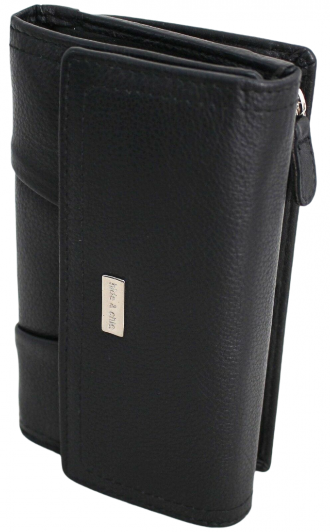 hide & chic – Engroshandel Tegnebog - Dame – RFID pung i fuldnarvet koskindslæder. Sort, brun, blå eller rød. Stil nr. 21004 Hide & Chic33