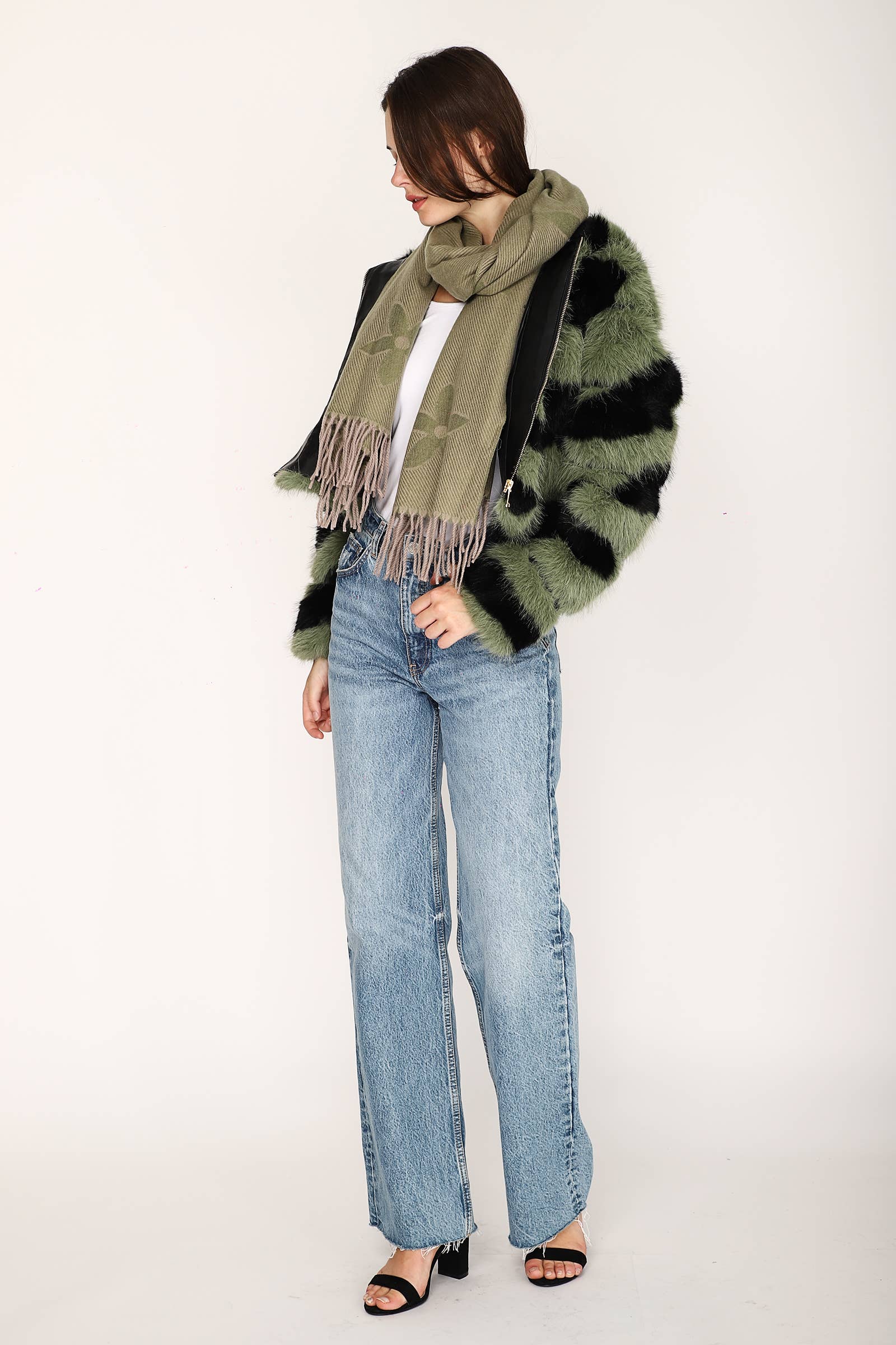 JAMILLA - Wholesale Fur/Faux Fur Coat - Women's - GIACCA ECOPELLICCA YV04429