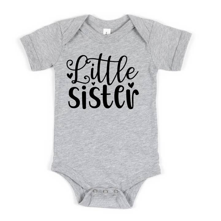 Barboteuse en Coton pour Bébé Petite Sœur Cadeau pour la vente par Mama and Littles Apparel