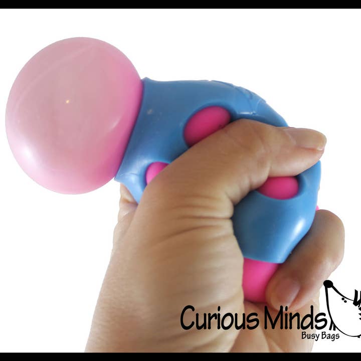 Curious Minds Toys - Wholesale Squishy Toy - Kids & Baby - 1 Mushroom Nee Doh Soft Squeeze Stress Ball