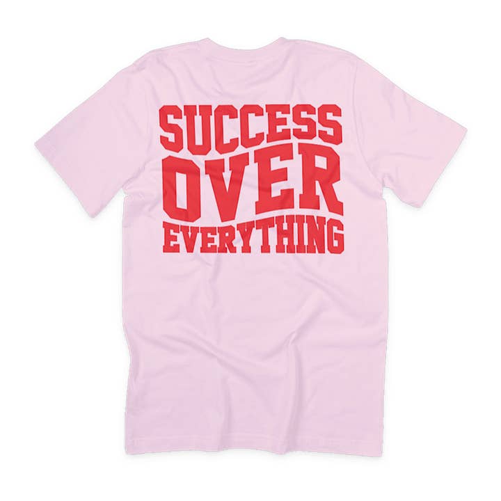 SuccessOverEverything®️Wave Tee Light/Red for wholesale by SuccessOverEverything Clothing