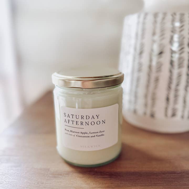 M I L K W I C K - Wholesale Jar/Filled Candle - Saturday Afternoon2