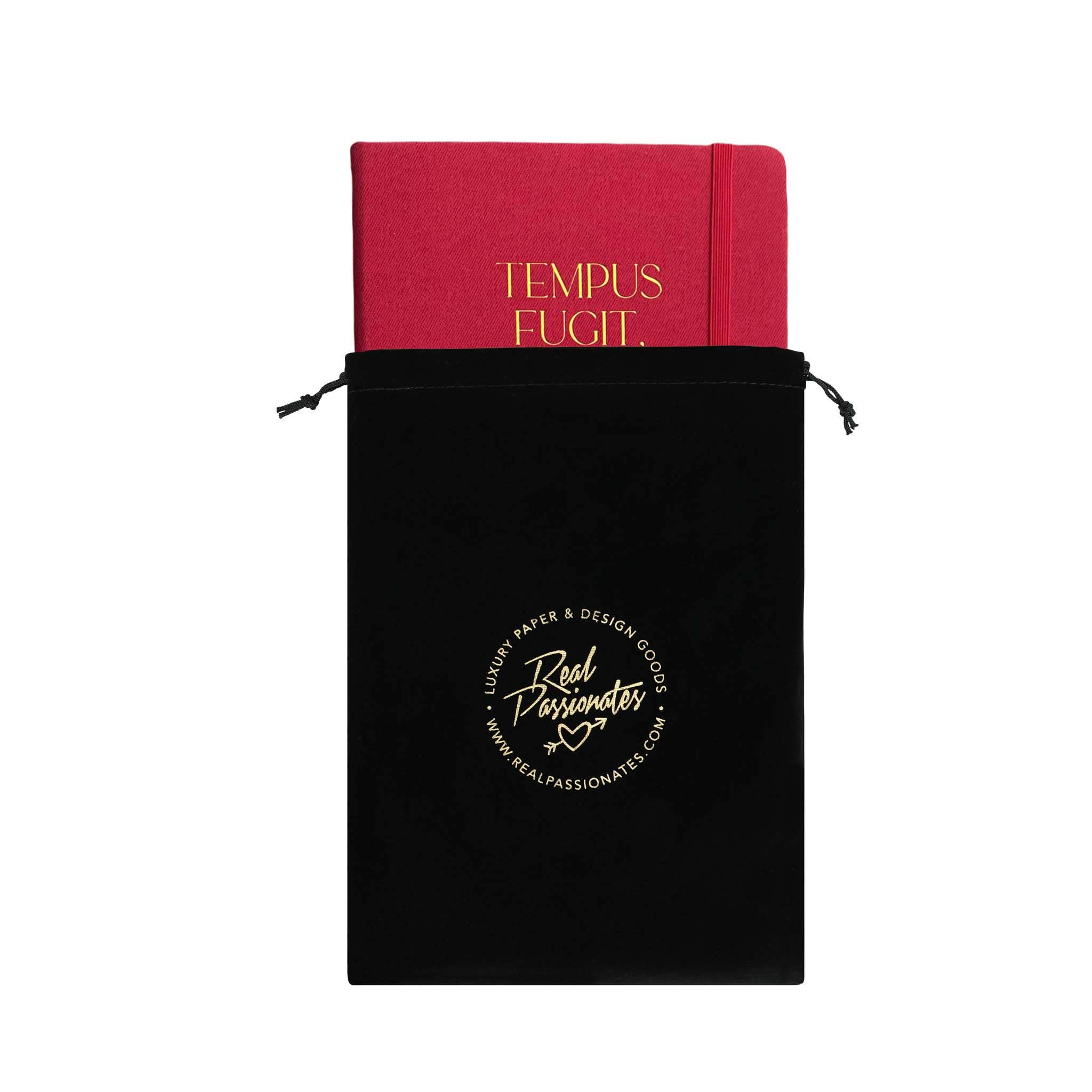 Real Passionates - Wholesale Notebook - Notebook "Amor Manet" | A5, red/gold1