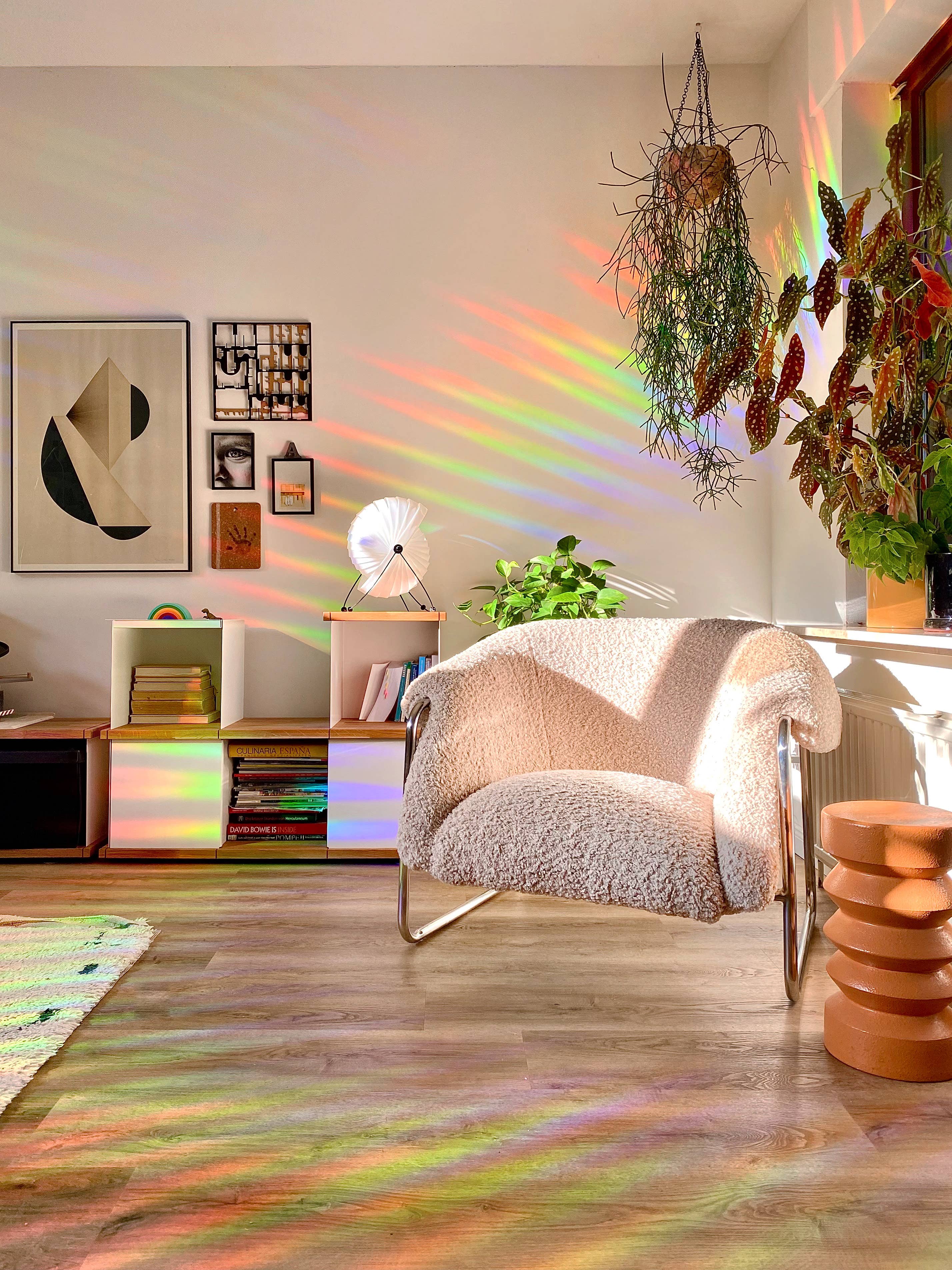 Plottkowski – Suncatcher por atacado – Autocolante de Janela Suncatcher Maple, decalque prismático de Arco-íris1