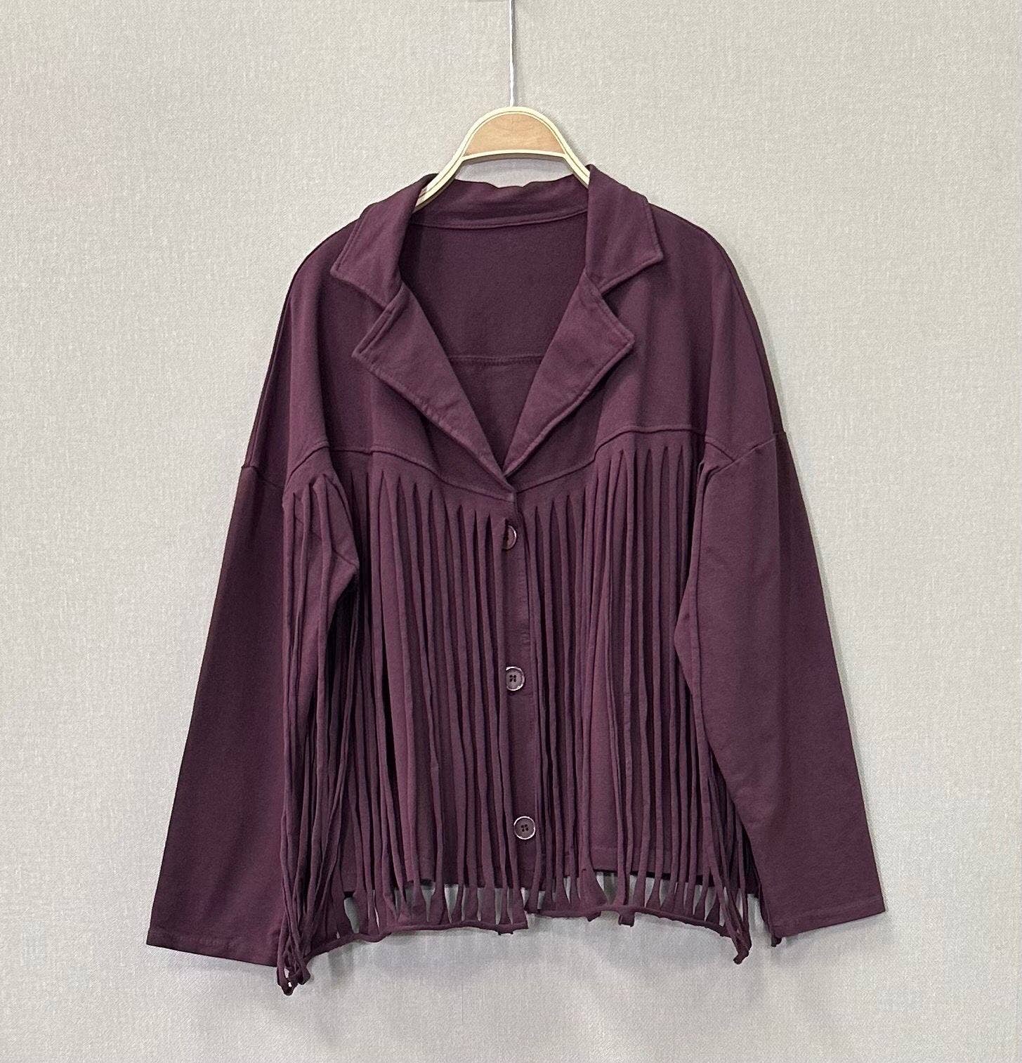 SWEET MAGIC MODA Y COMPLEMENTOS - Wholesale Jacket - Women's - COTTON FRINGE JACKET5