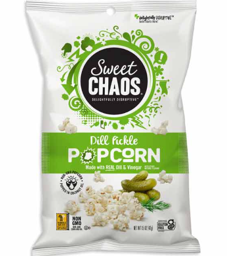 Mr. YuYu's Chililicious Candy - Wholesale Popcorn - Sweet Chaos Dill Pickle Popcorn 8 Count0