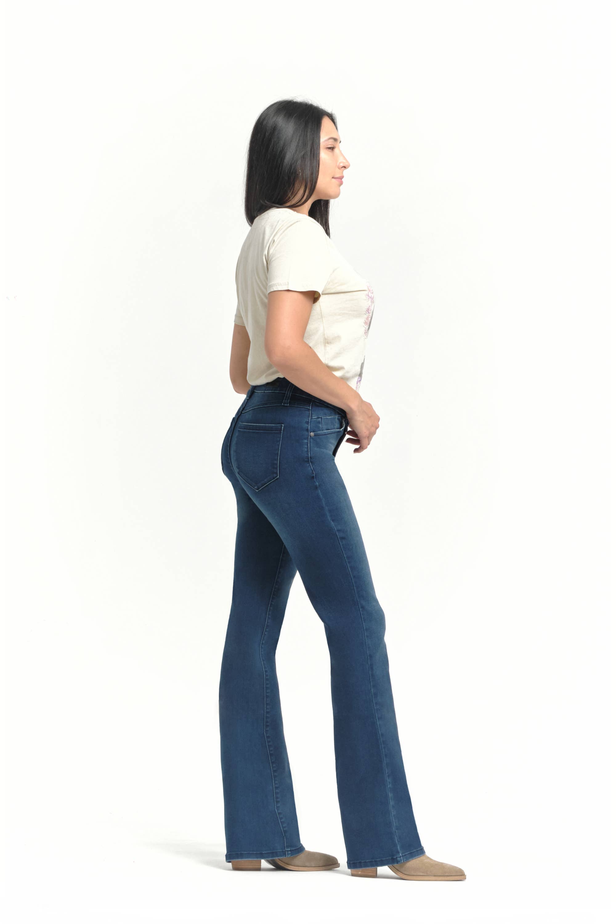 1822 Denim – wholesale Jeans - Dam – 33" Better Butter Slim Boot Jean i Belle2