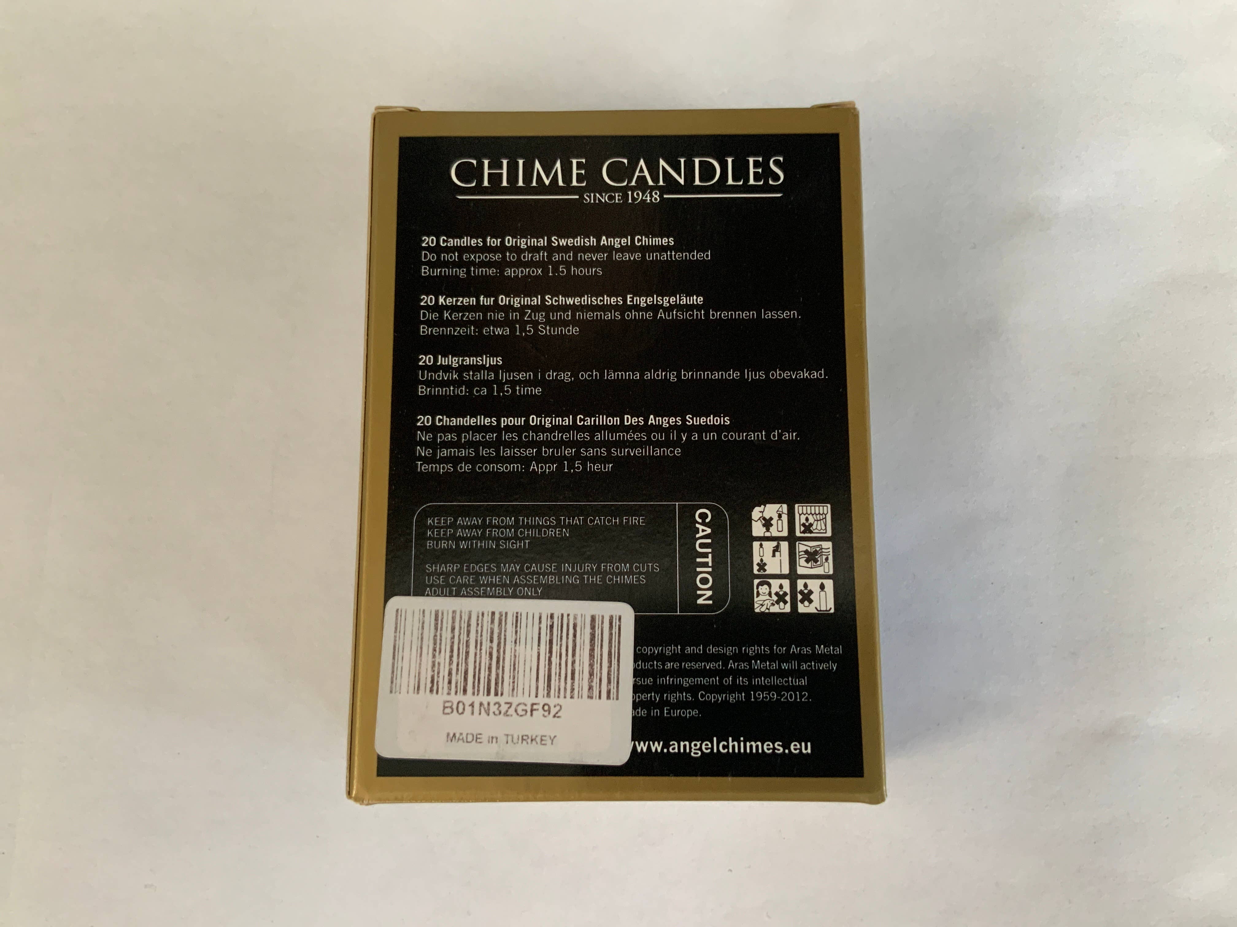 ANGEL CHIMES - Wholesale Tapered Candle/Candlestick - ANGEL CHIMES REPLACEMENT CANDLES1