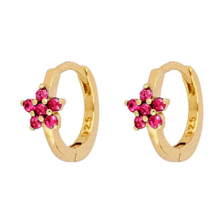 Flower petal hoops pink for wholesale by Rosies