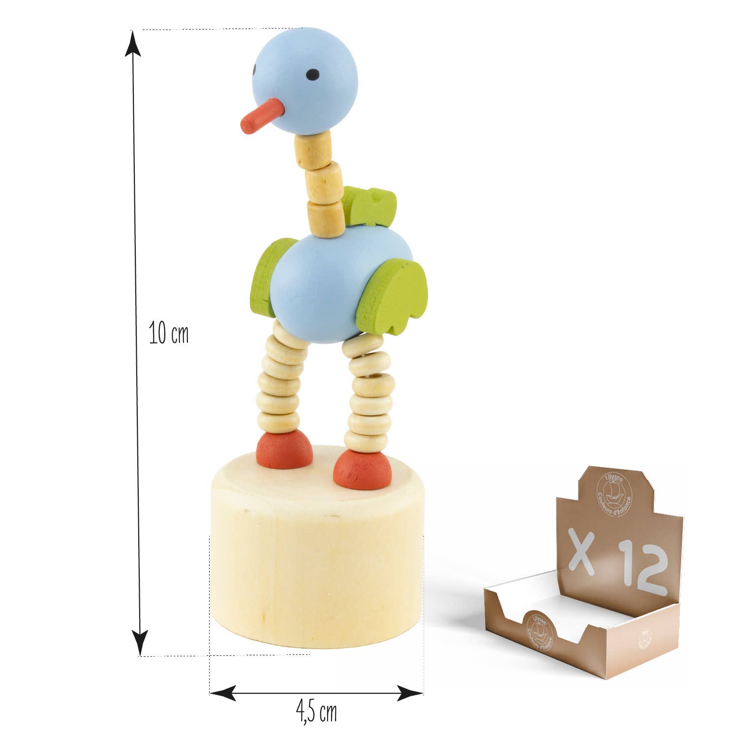 Ulysse Couleurs d'Enfance - Wholesale Toy Set - Kids - WAKOUWA: SEA ANIMALS (set of 12)1