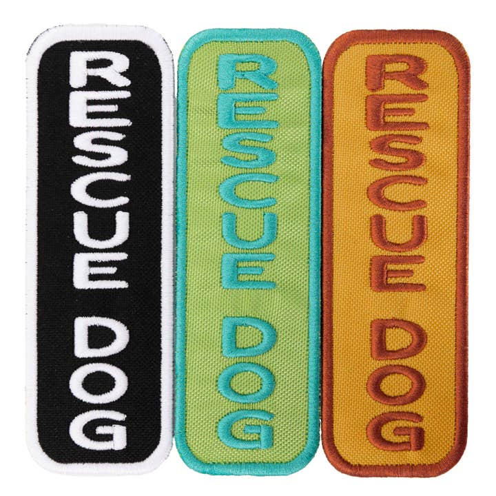 Rescue Dog Patch for wholesale by K9 Sport Sack