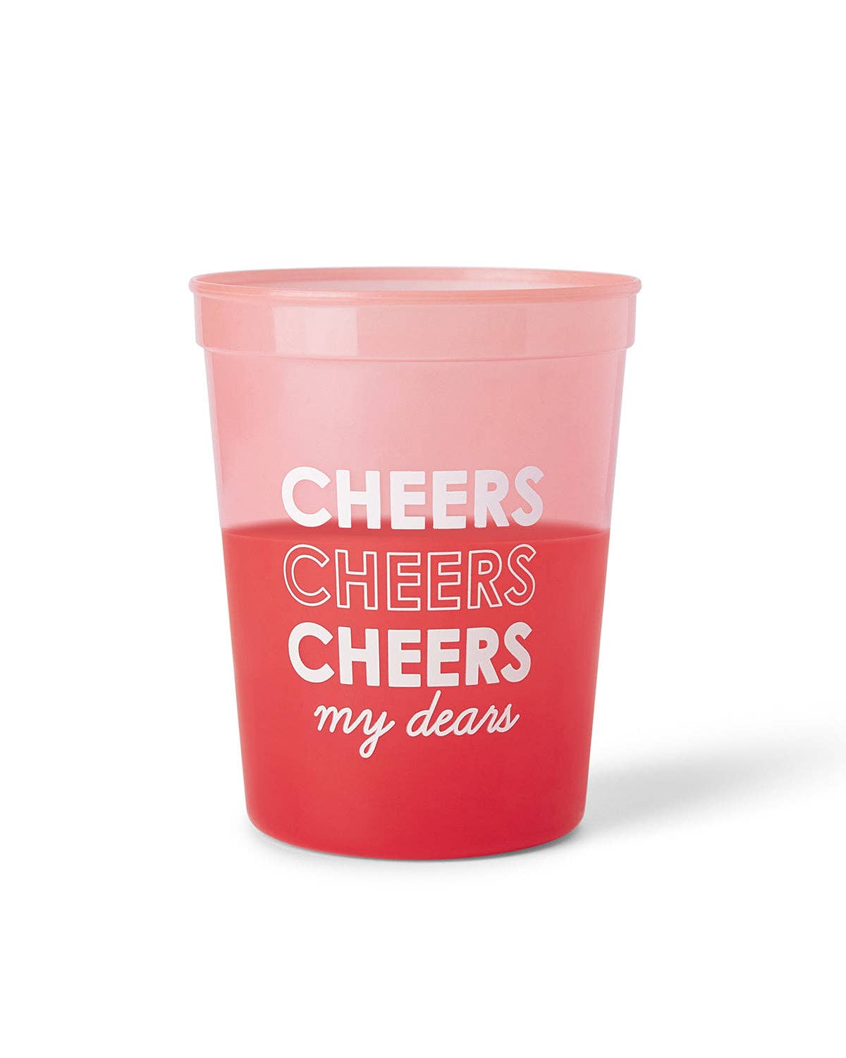 Packed Party – wholesale Disposable cup – Cheers My Dears Color Changing Reusable Cups Set1