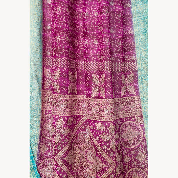 Colors By Padmini - Wholesale Curtain - Purple Haze Home Collection Light-filtering Sari Curtains7