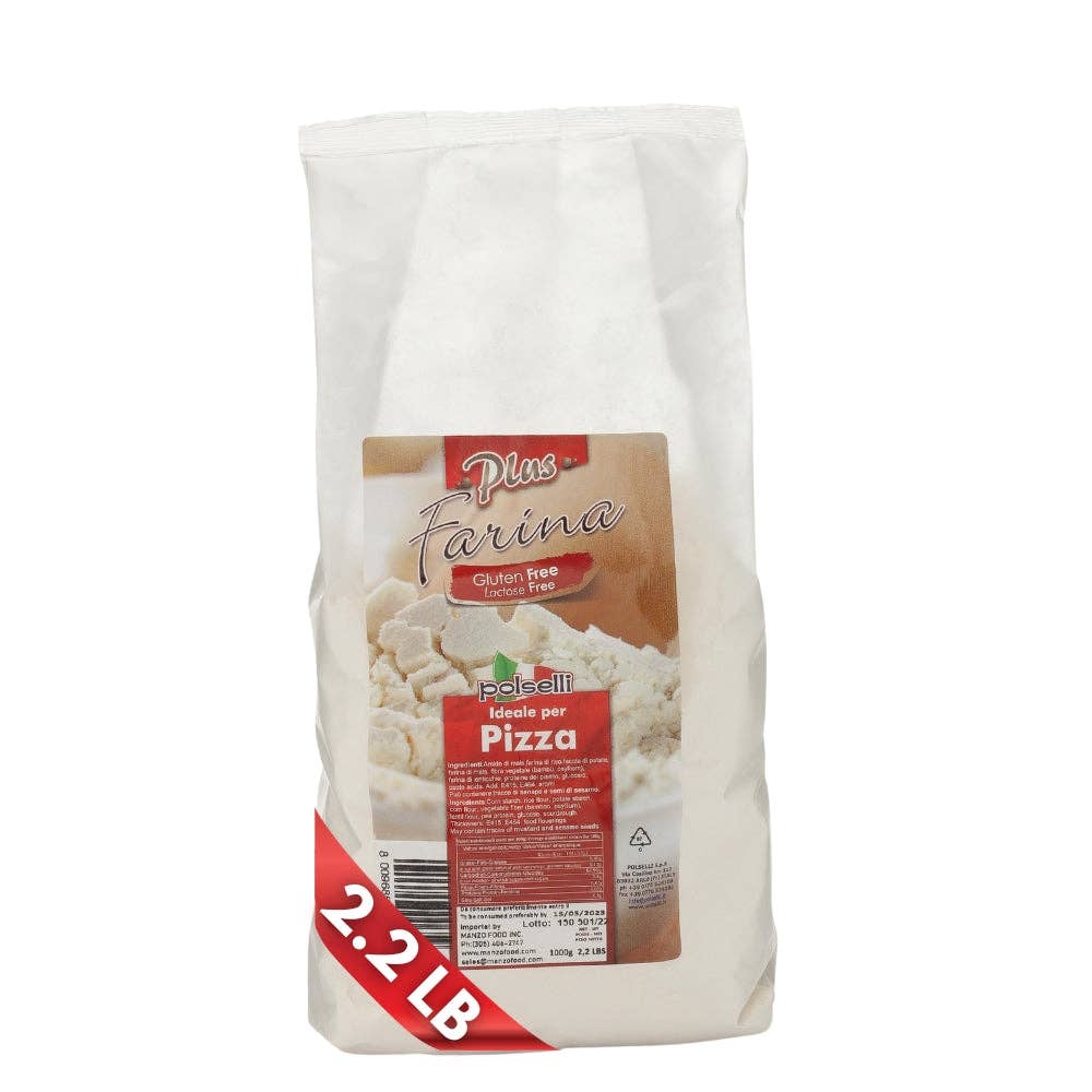 Wholesale Italian Food - Wholesale Flour - Polselli, Gluten-Free Flour, 2.2lb1